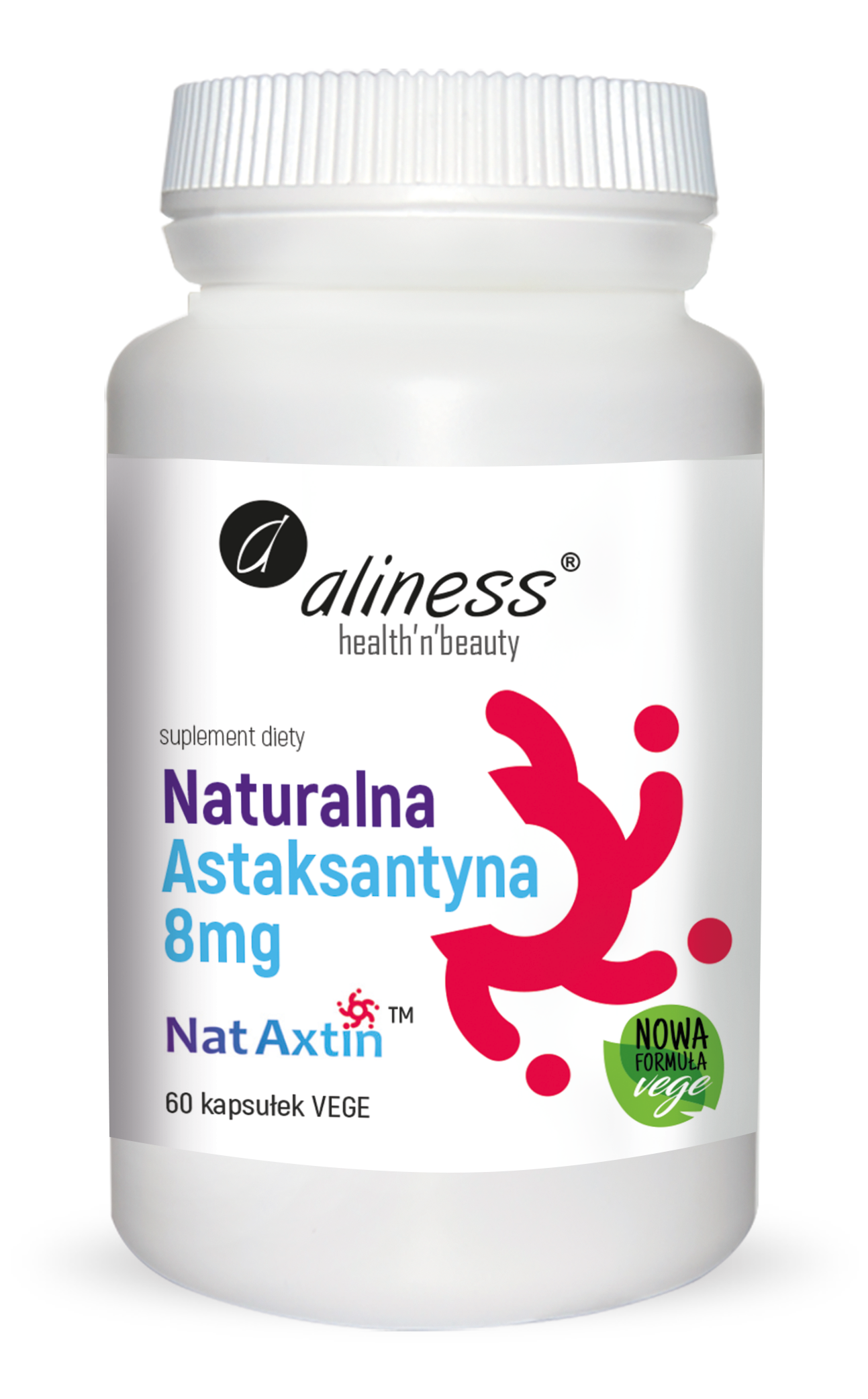 Naturalna Astaksantyna Nat Axtin 8mg x 60 caps – Aliness